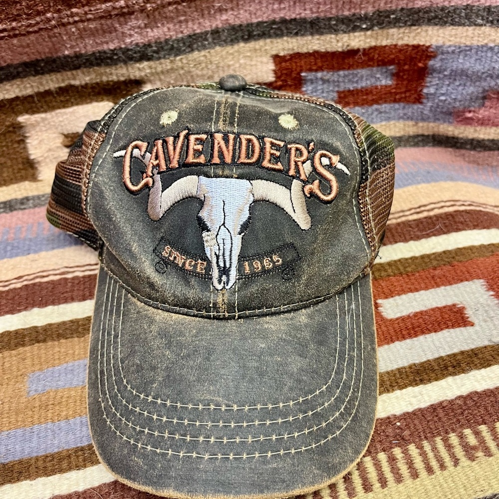 Cavender's Distressed Trucker Cap
